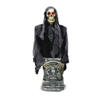 Tumba Animada con Calavera Emergente