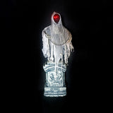 Lápida con Fantasma Animado