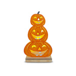 Calabaza Triple con Luz Led 33 x 19 cm