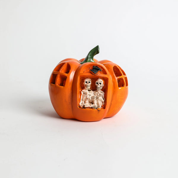 Calabaza con Esqueletos LED