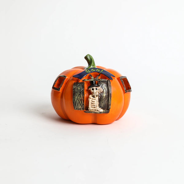 Calabaza con Esqueleto LED