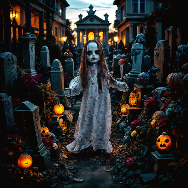 Niña Zombie Animado