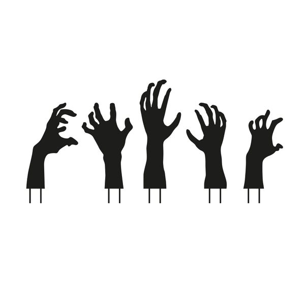 Pack Estacas Manos Zombies