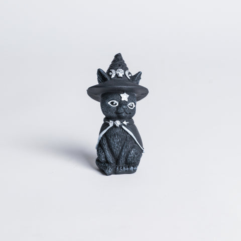 Gato Negro con Sombrero
