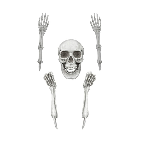 Set de Calavera y Huesos con Estacas