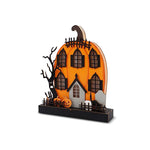 Casa Calabaza Embrujada Led