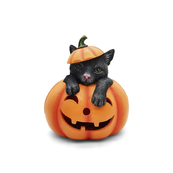 Gatito en Calabaza Led