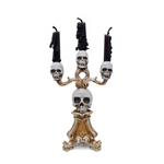 Candelabro Triple Calaveras