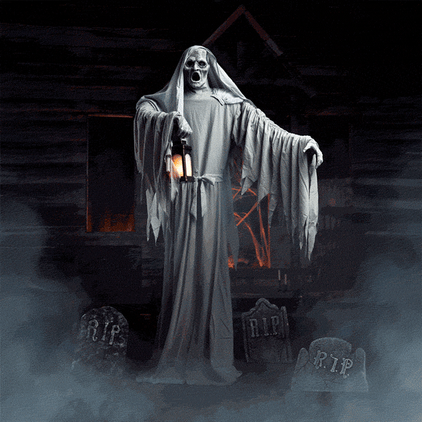 Fantasma con lámpara