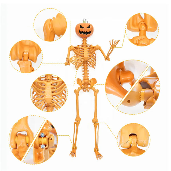 Esqueleto Calabaza Tamaño Real