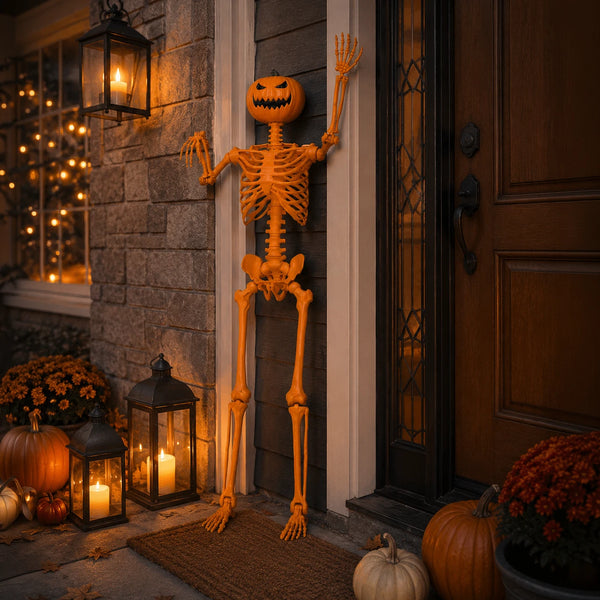 Esqueleto Calabaza Tamaño Real