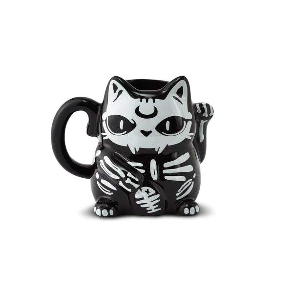 Tazón Gato Esqueleto