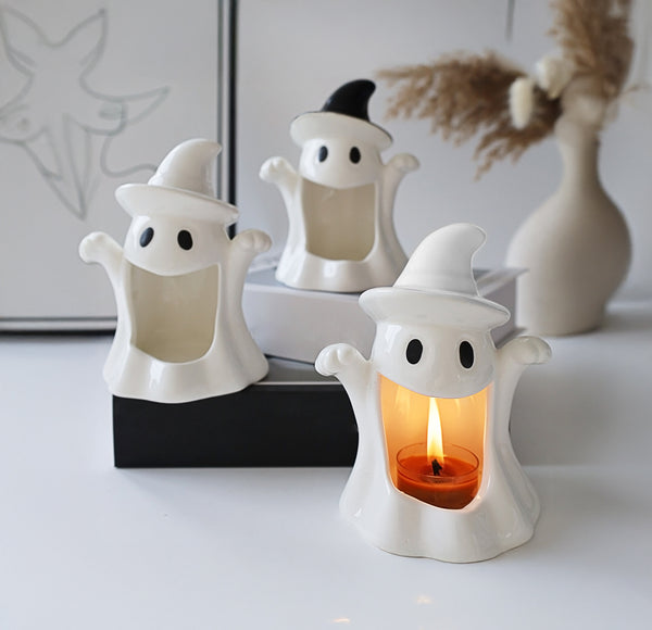Fantasma Porta Vela Negro