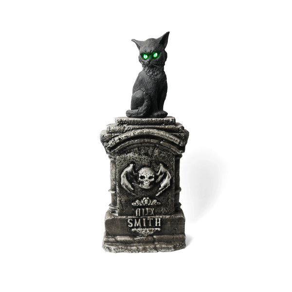 Lápida con Gato Negro
