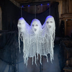 Cabezas Fantasmas Colgantes Animados
