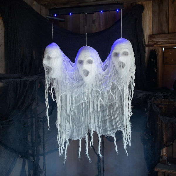 Cabezas Fantasmas Colgantes Animados