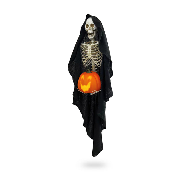 Fantasma Colgante con Calabaza Parlante