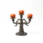 Candelabro Triple de Calabazas