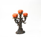 Candelabro Triple de Calabazas