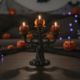 Candelabro Triple de Calabazas