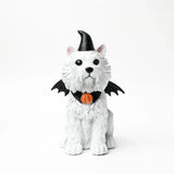Adorno Perrito Blanco con Alas