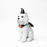 Adorno Perrito Blanco con Alas