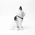 Adorno Perrito Blanco con Alas
