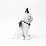 Adorno Perrito Blanco con Alas