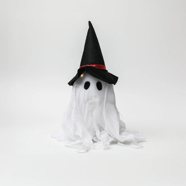 Fantasma con Sombrero y luces LED
