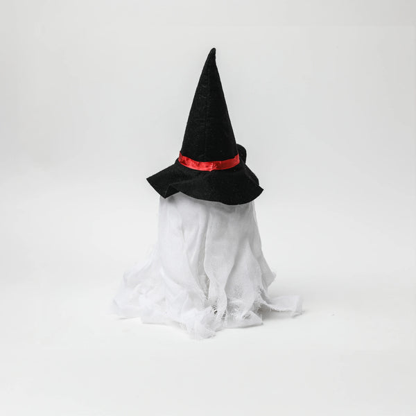 Fantasma con Sombrero y luces LED