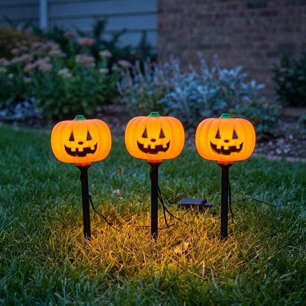 Estacas Calabazas LED