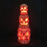 Torre de Calaveras LED 58 cm