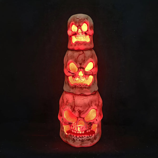Torre de Calaveras LED 58 cm