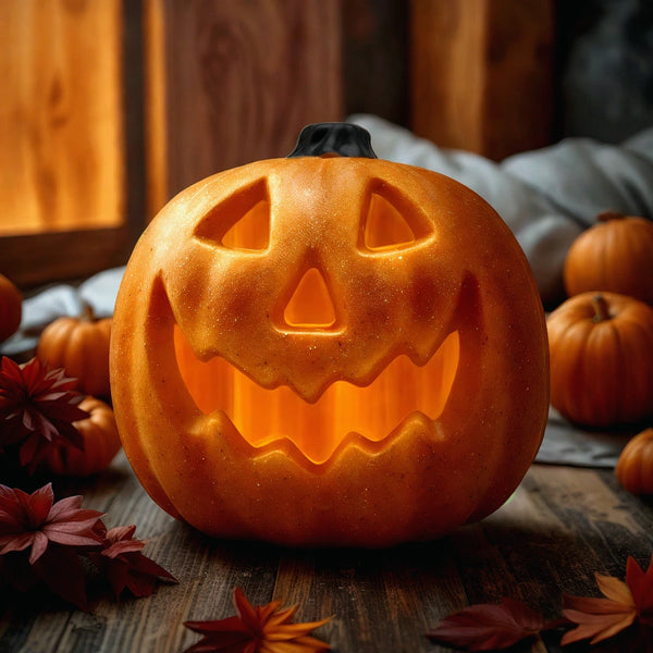 Calabaza con Luz Led 20 x 22 cm