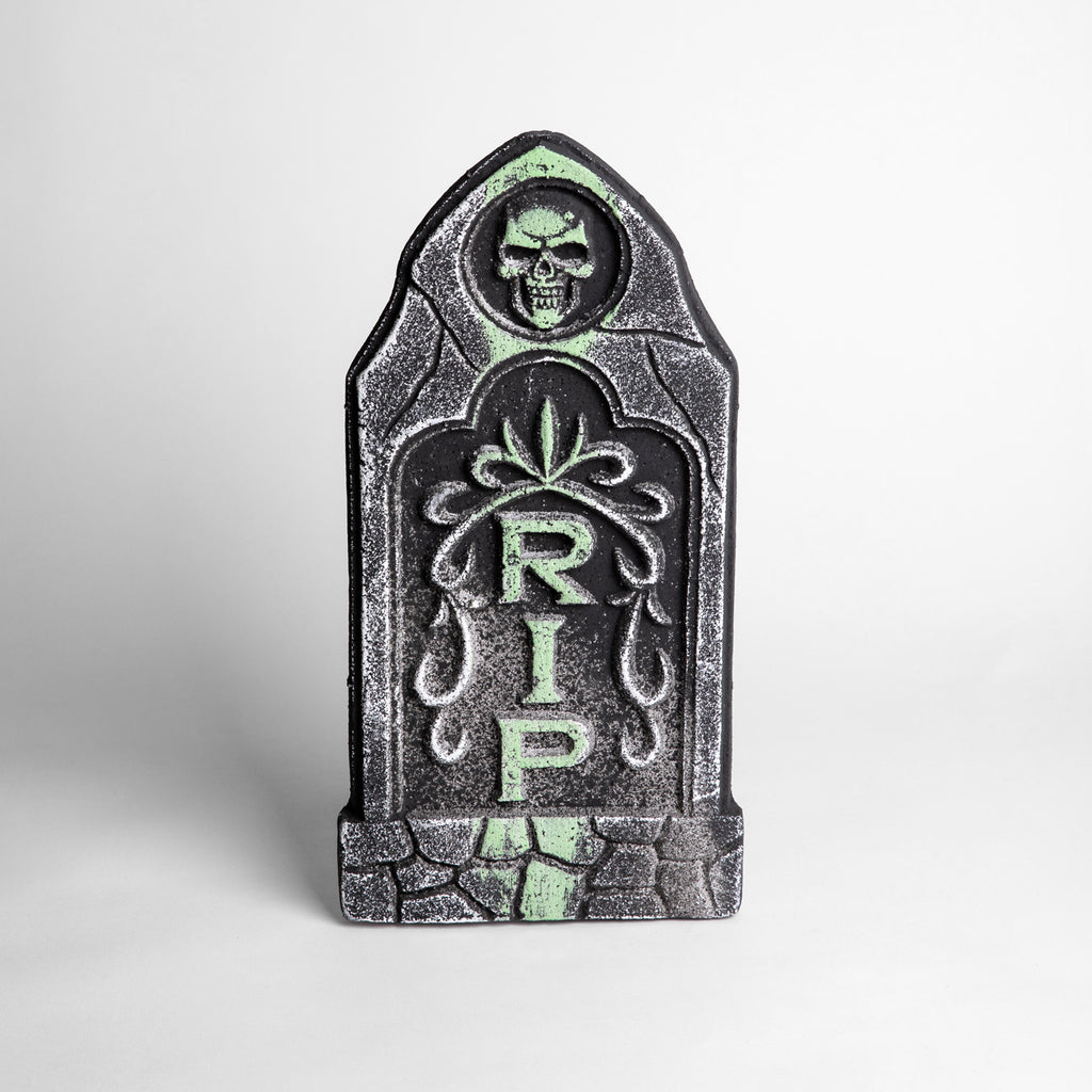 Llapida Rip Lápida Calavera RIP | Decoración Halloween Chile | Frank & Mortis